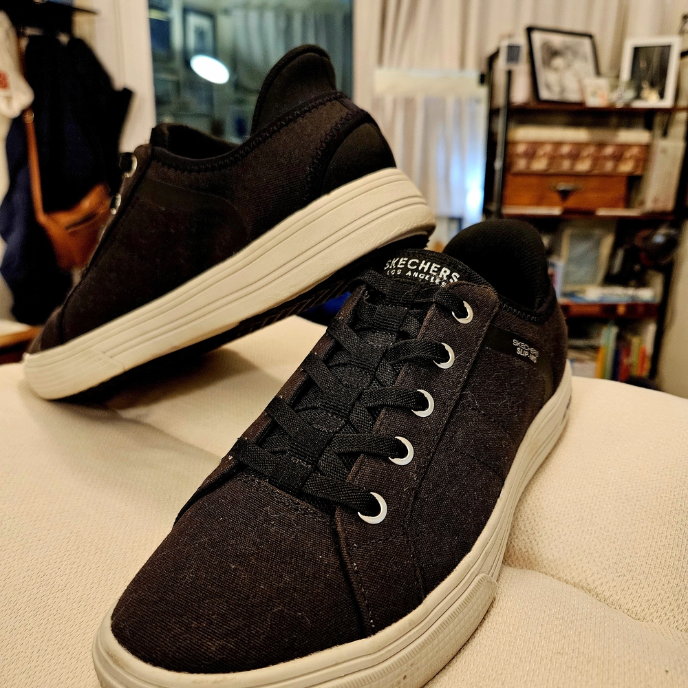 Skechers Women's Black Canvas Athletic Shoes